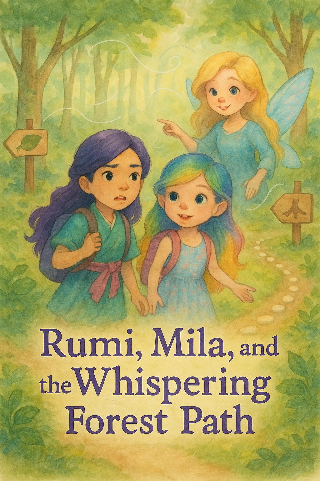 Rumi, Mila, and the Whispering Forest Path
