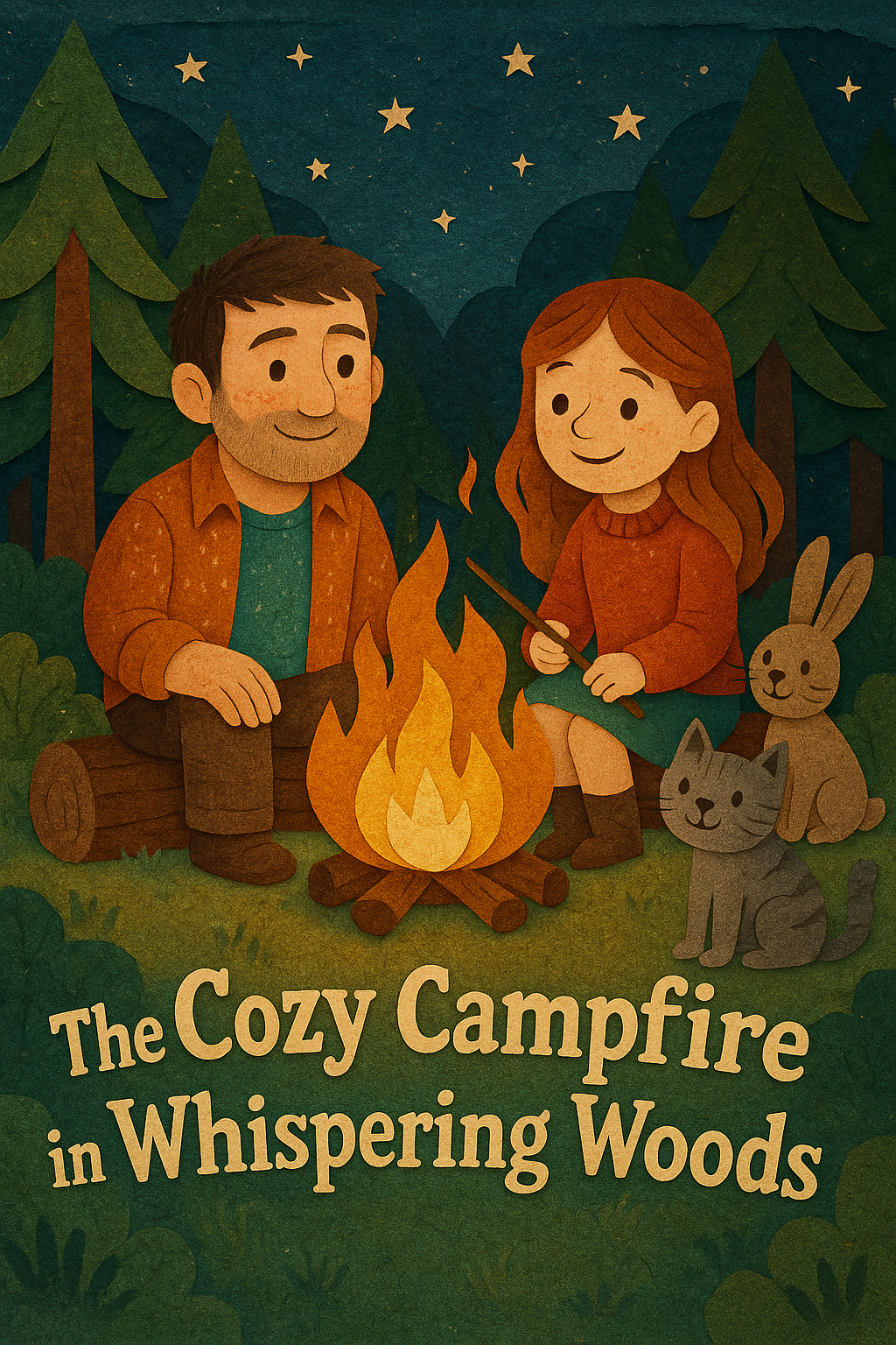 The Cozy Campfire in Whispering Woods